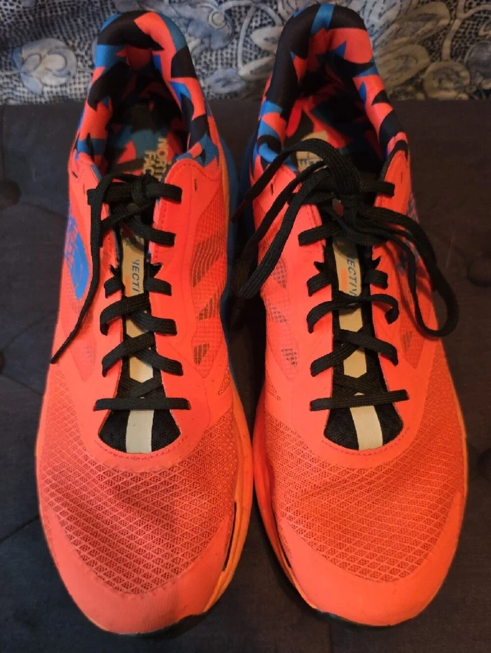 The North Face Men’s VECTIV 2023 Enduris 3 Athletic Shoes - Size 12 Orange/blue